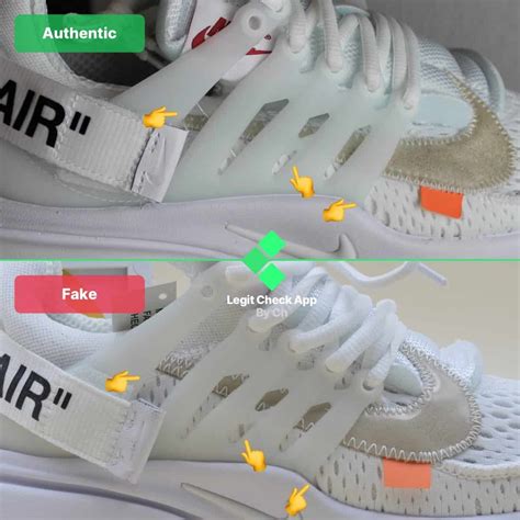 nike off white presto fake vs real|REAL VS FAKE! NIKE X OFF WHITE PRESTO COMPARISON.